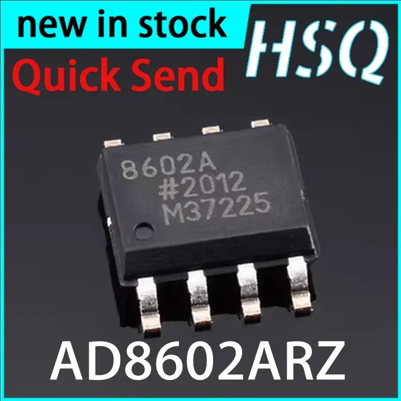 5PCS AD8602ARZ 8602A SOP-8 Operational Amplifier Chip Integrated Circuit IC Brand New Packaging