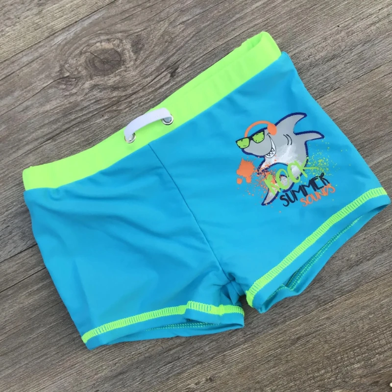 

Новый детский купальник с мультяшным принтом, плавки для мальчиков, комплект для плавания, пляжные шорты для малышей, детская одежда для плавания