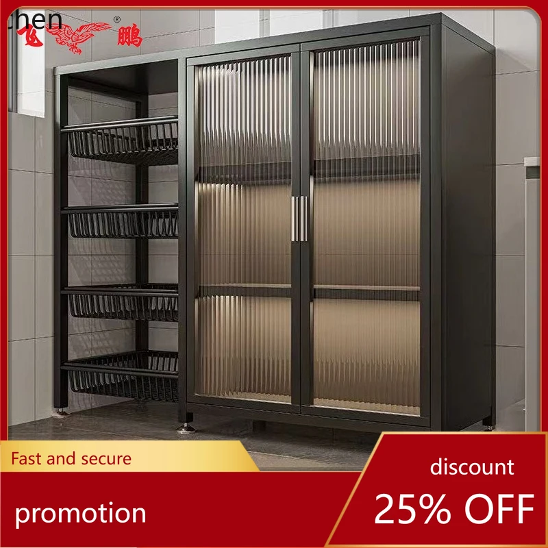 

HXL Kitchen Storage Rack Floor-standing Multi-layer Storage Cabinet Multi-functional Storage Cabinet