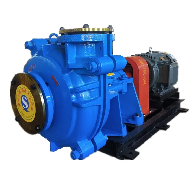 Horizontal Centrifugal Low Volume Iron Ore Dressing Slurry Pump Industrial Electrical Mud Suction Sand Dredging Slurry Pump