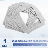 B66C 6PCS Window Cleaning Robot Mop Cloth Cleaning Rag Towel Dust Cloth Cleaning Cloth for LIECTROUX YW910