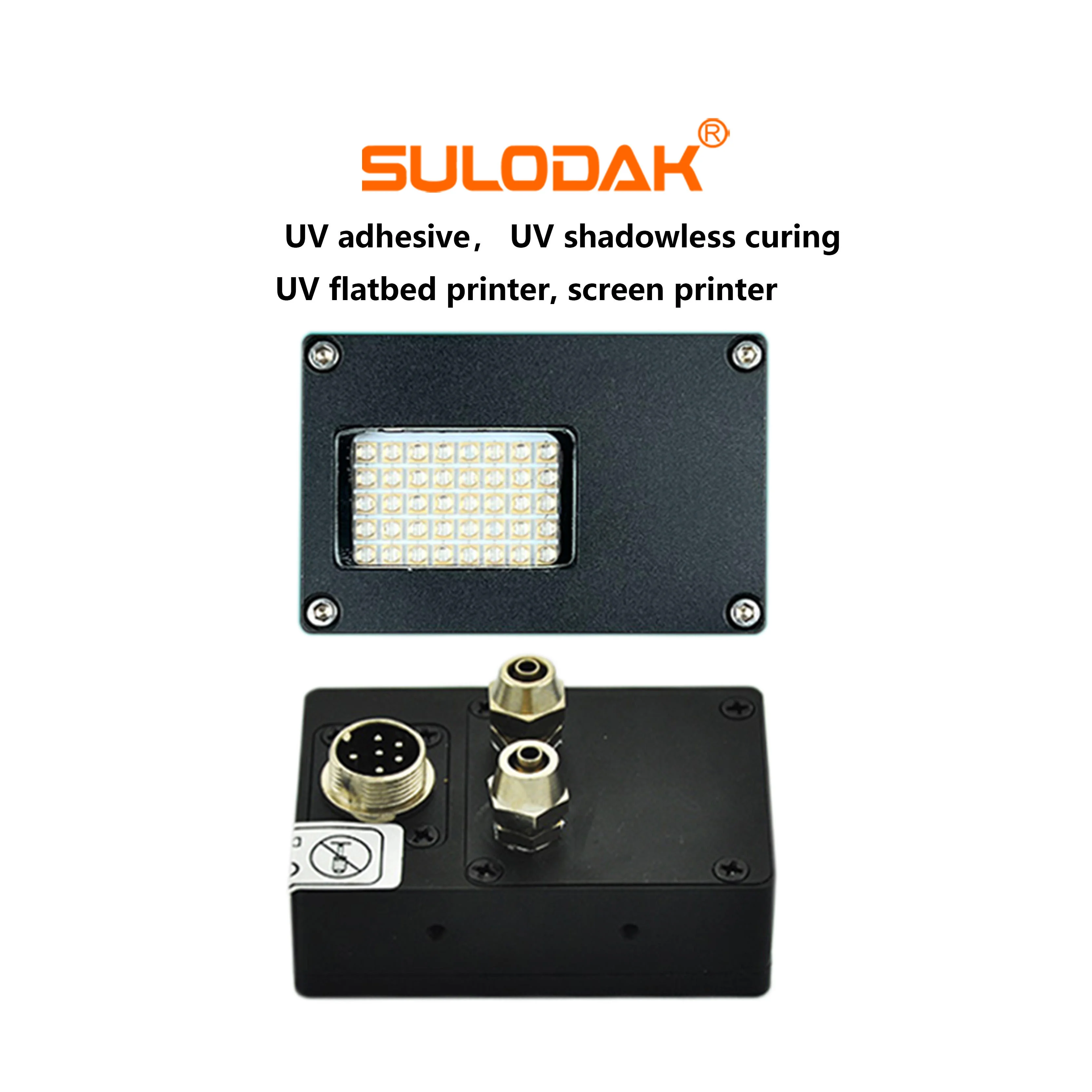 30*20 MM  LED Curing Lamp 365-405nm 10Wcm² For  Single Printhead 6090 A3 A4 TX800 XP600  Printer