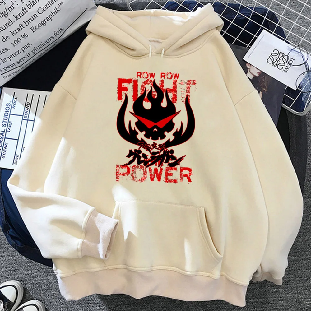 

Gurren Lagann hoodies women Fleece gothic hoddies women long sleeve top sweater