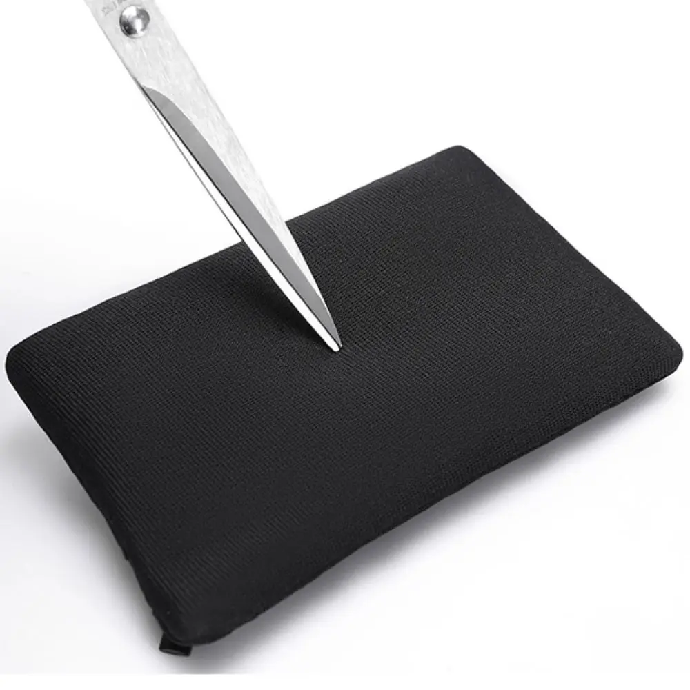 Robuste Mini-Geldbörse aus Polyester mit Reißverschluss und Gürtelclip, 7 Farben, einfache Stofftasche, nicht geflochtener Karten-Organizer für Herren und Damen