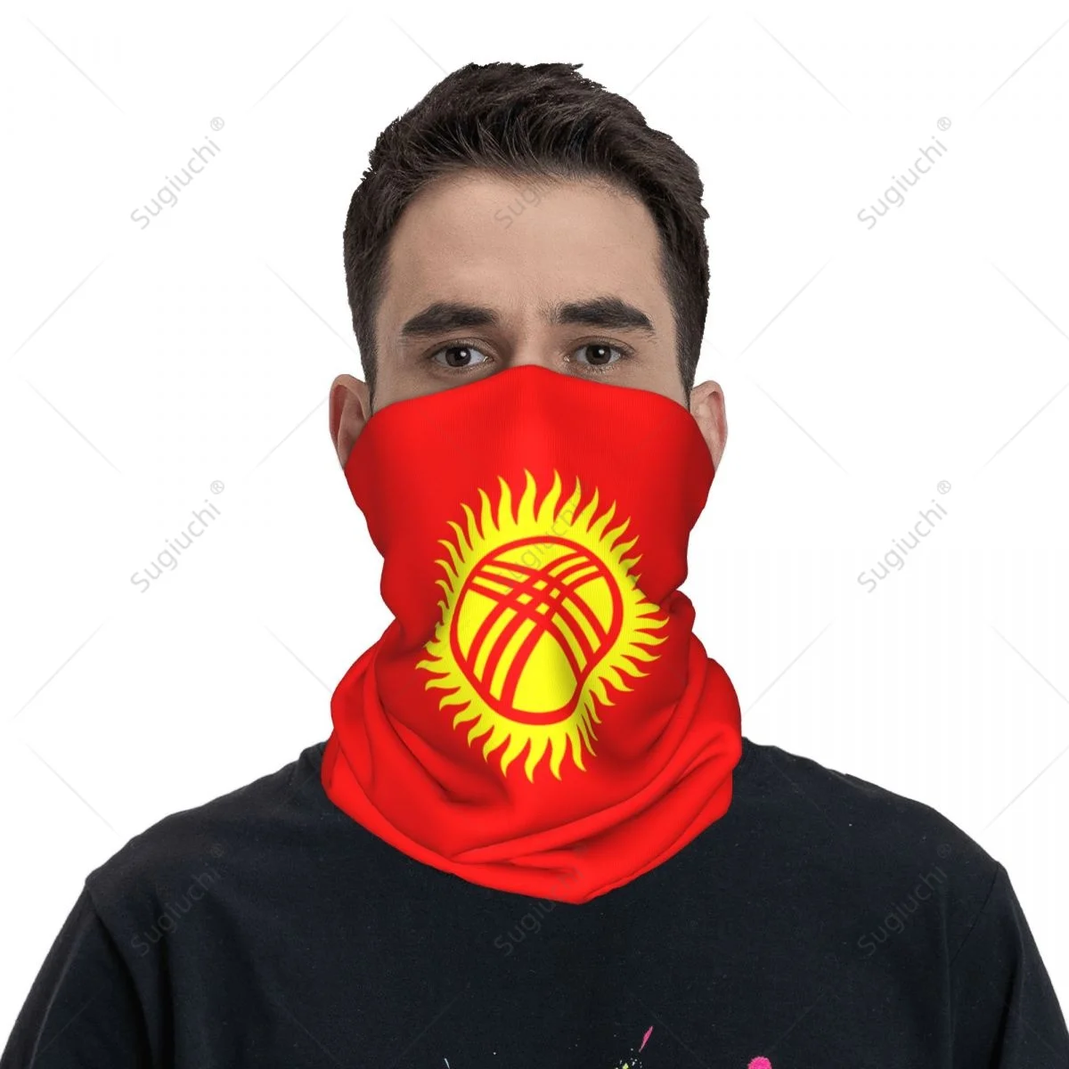 

Unisex Kyrgyzstan Flag Neckerchief Scarf Neck Face Mask Scarves Neck Warmer Seamless Bandana Headwear Cycling Hiking