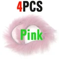 4 Piezas de Color Rosa