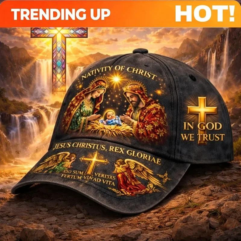 Valuable Collectible Nativity Of Christ Themed Stylish Durable Faith Centered Cap
