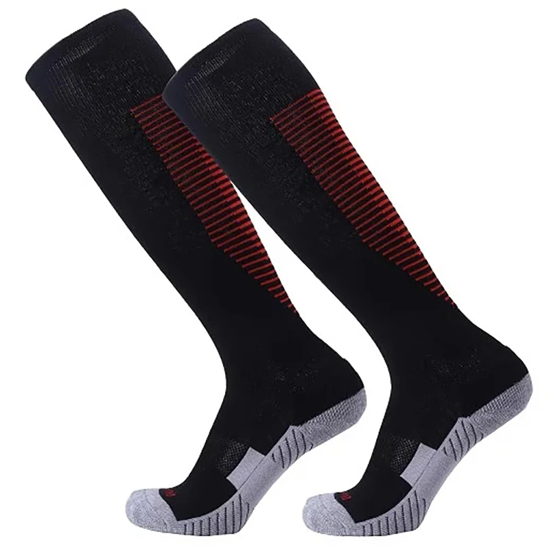 1 Pair Football Sports Socks Long Knee Cotton Spandex Kids Legging Stockings Soccer Baseball Ankle Adults Children Socks