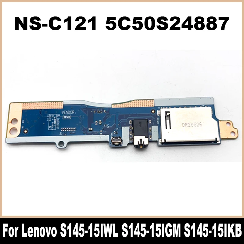 NS-C782 GS552 para Lenovo Ideapad 3-15IIL05 3-15IML05 3-15ITL05 Placa de Botones de Encendido, Audio y Lector de Tarjetas 5C50S25437 5C50S25046