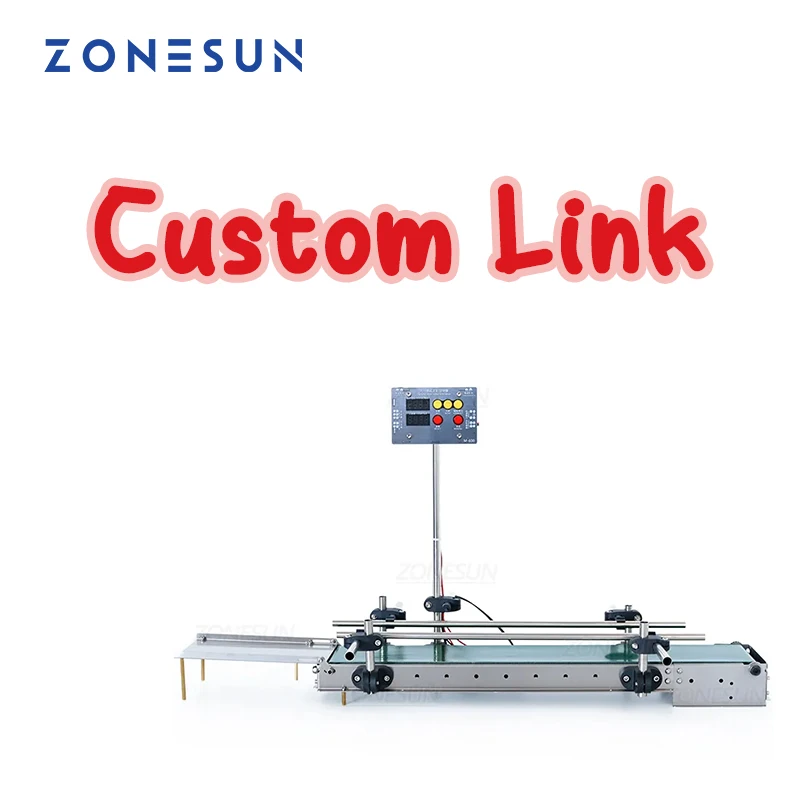 

ZONESUN Custom Link Replacement Spare Parts Pump Controller Tube of Small Belt Conveyor Auto Filling Machine ZS-DPYT200