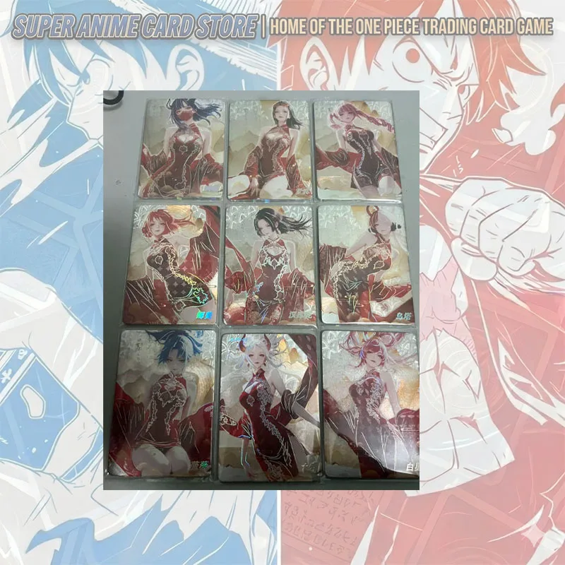 Japanese Anime ONE PIECE PH XL GST Yamato Vinsmoke Reiju Nico Robin Carrot Boa Hancock Shirahoshi Nami Collectible Cards