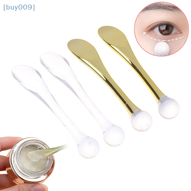 1/5/10Pcs Augencreme Applikator Löffel Roller Massage Stick Kosmetische Spatel Anti-falten Gesichtsmaske hautpflege Kunststoff Löffel