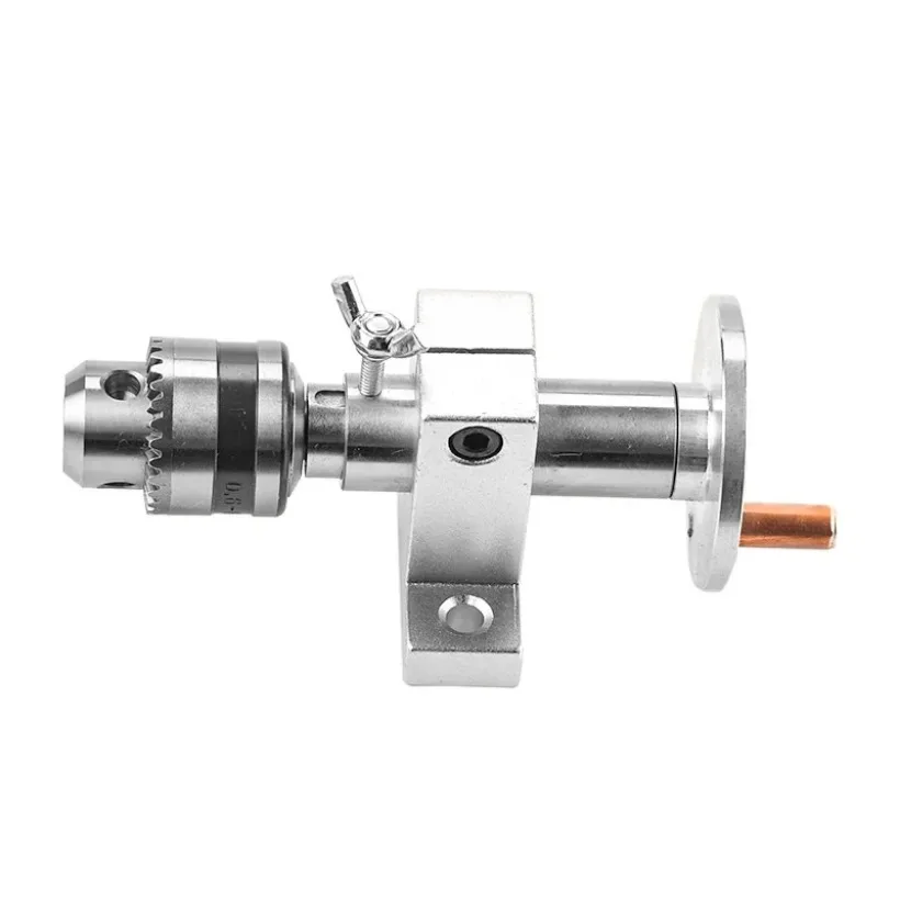 Adjustable Live Lathe Center Head with Chuck DIY Accessories For Mini Lathe Machine Revolving Lathe Centre Woodworking Tool