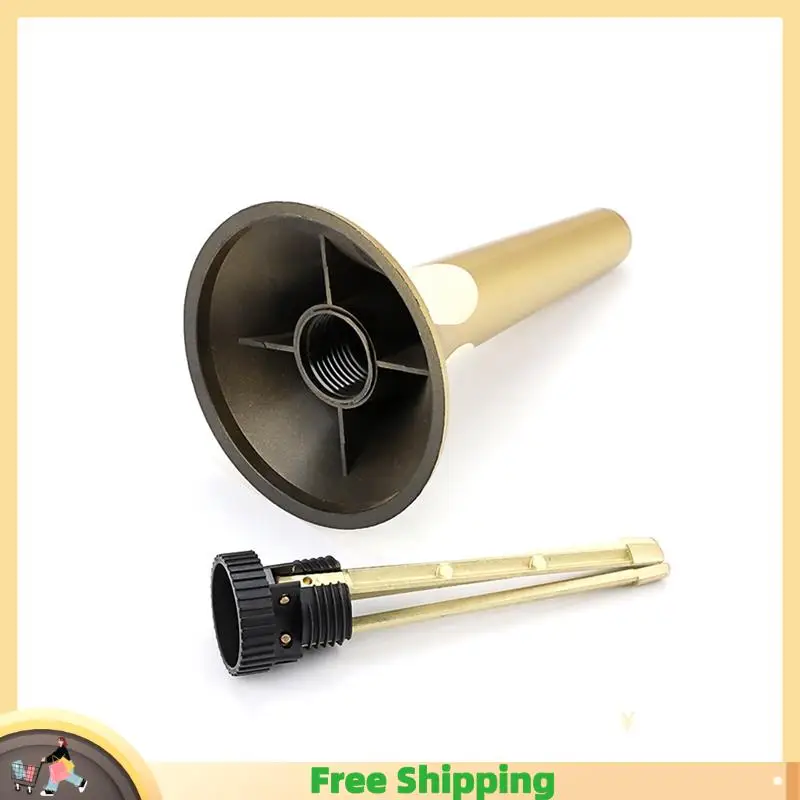 

X08A 1 PCS Trumpet Stand Holder With 3 Leg Metal Stand Portable Gold Trumpet Holder For Trumpet Brass Instrument Accessories