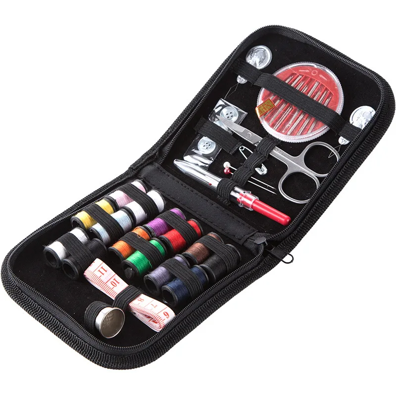 Strumenti creativi per cucire fatti a mano Scatola per aghi da viaggio Set da 10 pezzi Scatola per aghi da cucito portatile per la casa Borsa per aghi Accessori per cucire