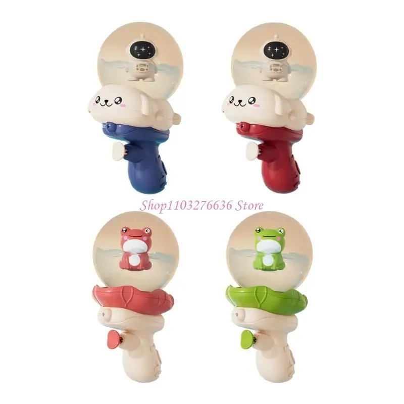 

R6FD Clear Cartoon Theme Water Squirter Toy Easy Grip For Children Summer Activity
