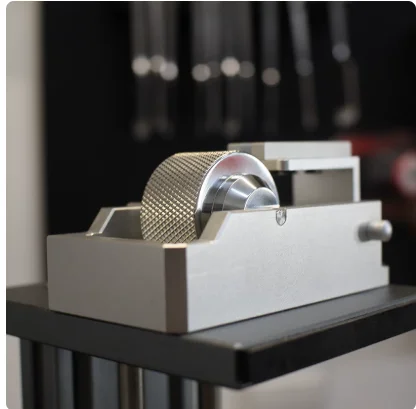 New stainless steel mirror mini edge oil box, leather tool leather edge treatment artifact