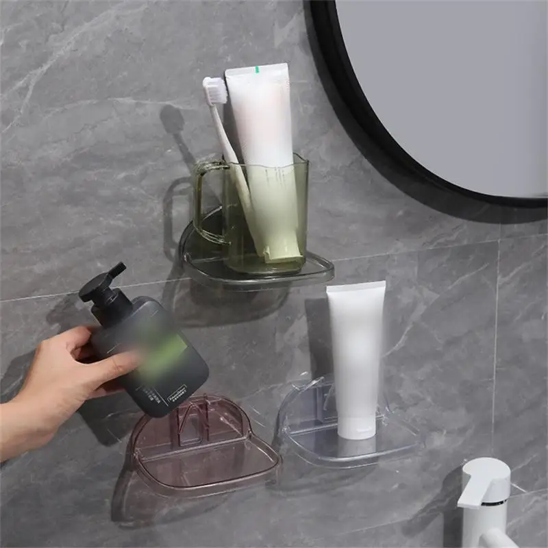 Storage Rack Save Space Jewelry Tray Efficient Bathroom Storage Storage Tray Sturdy Material Bathroom Shelves Convenient