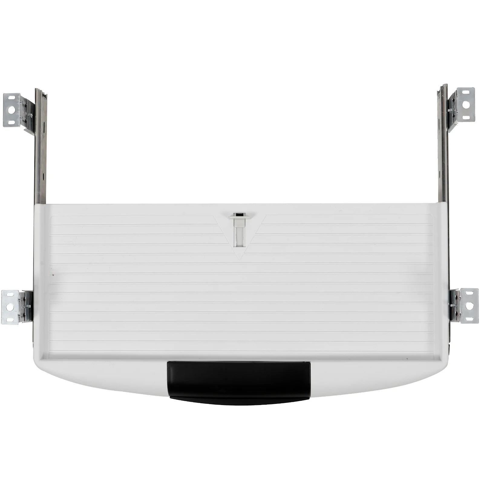 

Computer Desk Keyboard Tray Sliding under Slide Out Pull Bracket for Organizer White Office