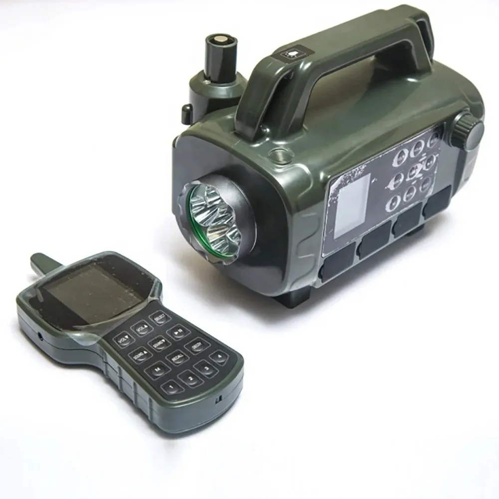 

Outdoor Electronic Sounds Device with Green Light Sound Caller Mp3 Player Remote Control Birdsong Device