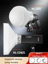 Godox ML-CS1625/ML-CD15 Soft Tent Kit 3 Adapters for Photography Light Flash Studio Photography Portrait Live Streaming