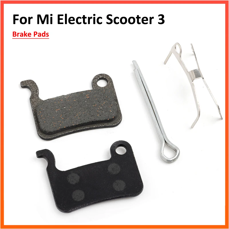 Brake Pads for Xiaomi Scooter 3 Semi-Metallic or Fill-Metallic Pad 2 Pcs MI 3 Brake Disc Replacement Parts