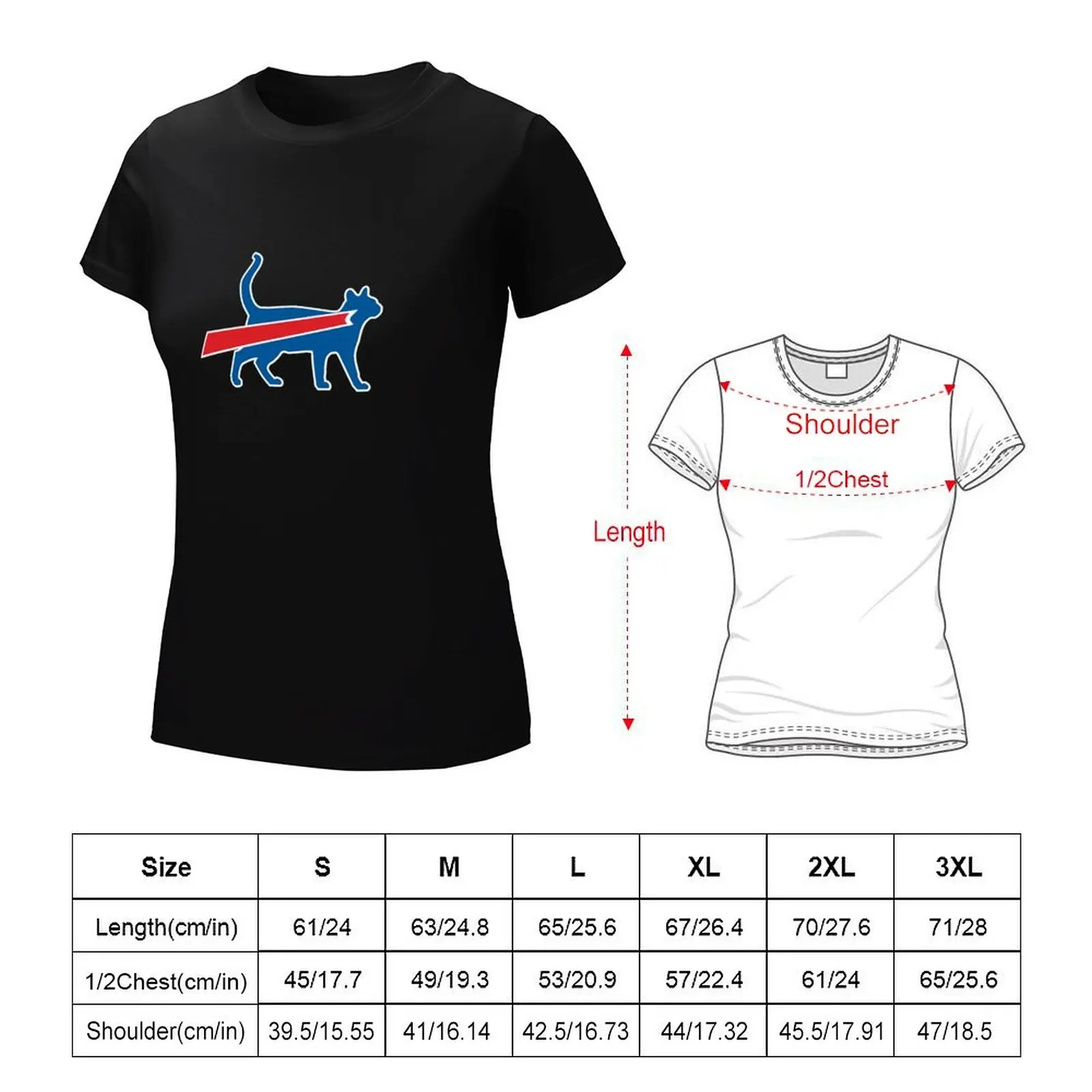 Cat bills super cat T-Shirt animal prinfor sweat funnys summer blouses woman 2024