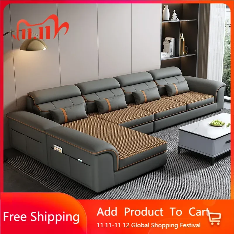 

Minimalist Sofas Nordic Couple Relaxing Reclining Luxury Sofas Multifunctional Lounge Nordic Universal Divano Room Furniture