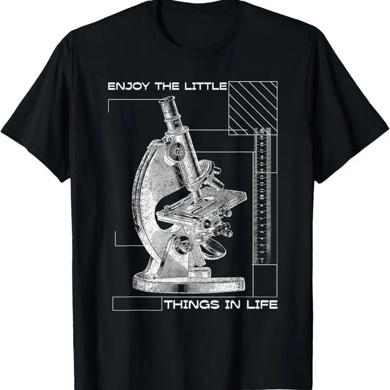 Enjoy The Little Things In Life Microscope Microbiology T Shirt