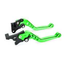 1 Pair Black-Green GY6 Motorcycle Scooter Moped Adjustable Disc Brake Clutch Lever Handle Grip Aluminum Alloy New