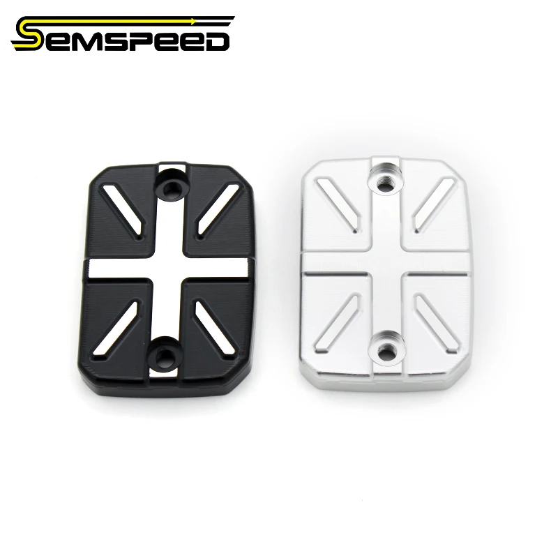 SEMSPEED CNC Aluminium Motorrad-Bremsflüssigkeitsbehälterdeckel für Benda Dark Flag 950 Dark Flag 500 Motorradzubehör