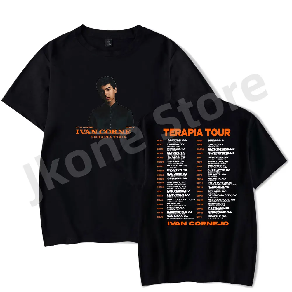 Ivan Cornejo Terapia Tour Merch T-shirts Summer Women Men Fashion Casual Short Sleeve Tee