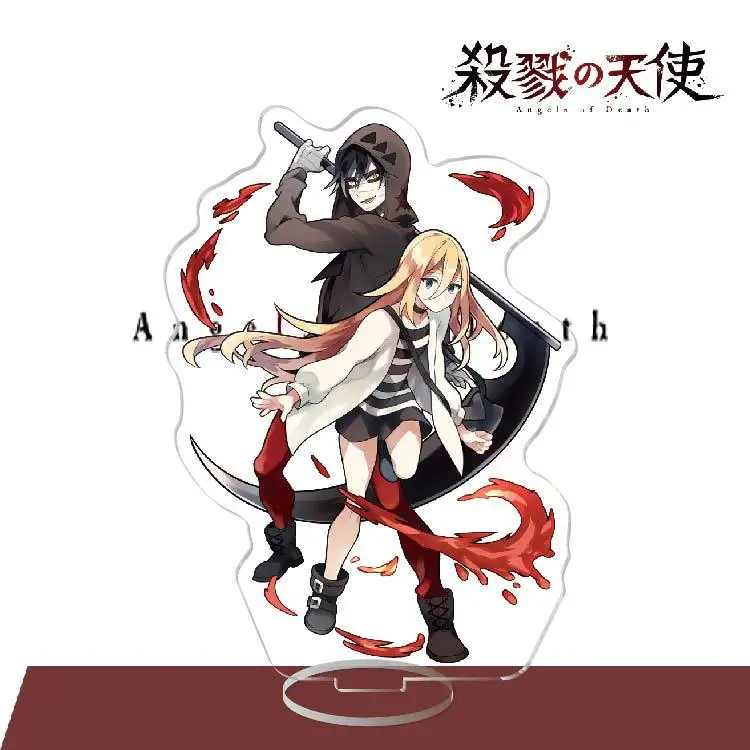 Anime Angels of Death Acrylic Stand Action Figure Desk Decor  Rachel Isaac Foster Stand Model Toy Gift
