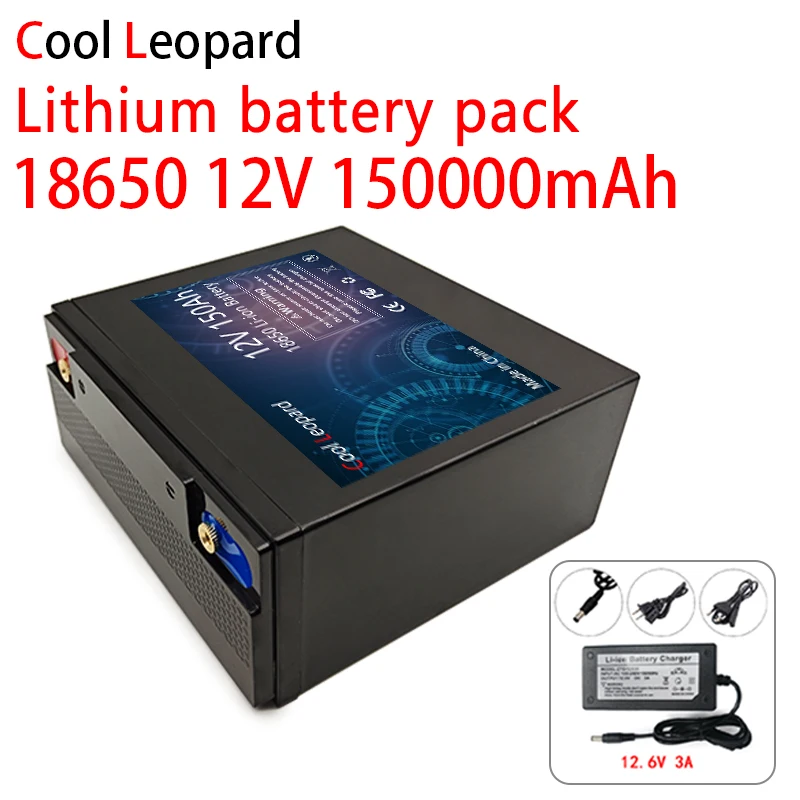 

2024 New 18650 3S6P 12V 150Ah Lithium Battery Pack,for Electric Kid Scooters Boat Motor Rechargeable Li-ion Battery