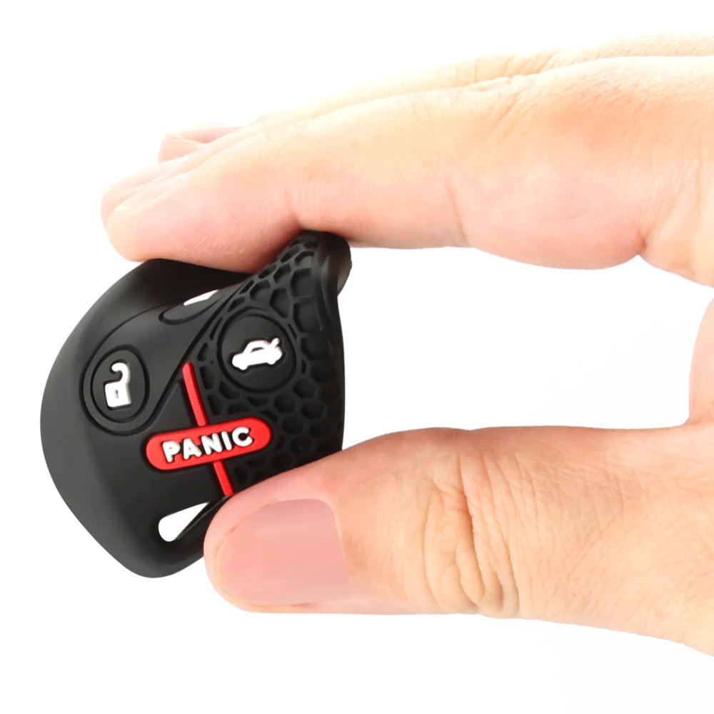 Silicone Car Remote Chain Key Case For Honda Accord Civic CRV Jazz Fit Pilot SRV FRV Civic 8th Generation Caps Key Cover