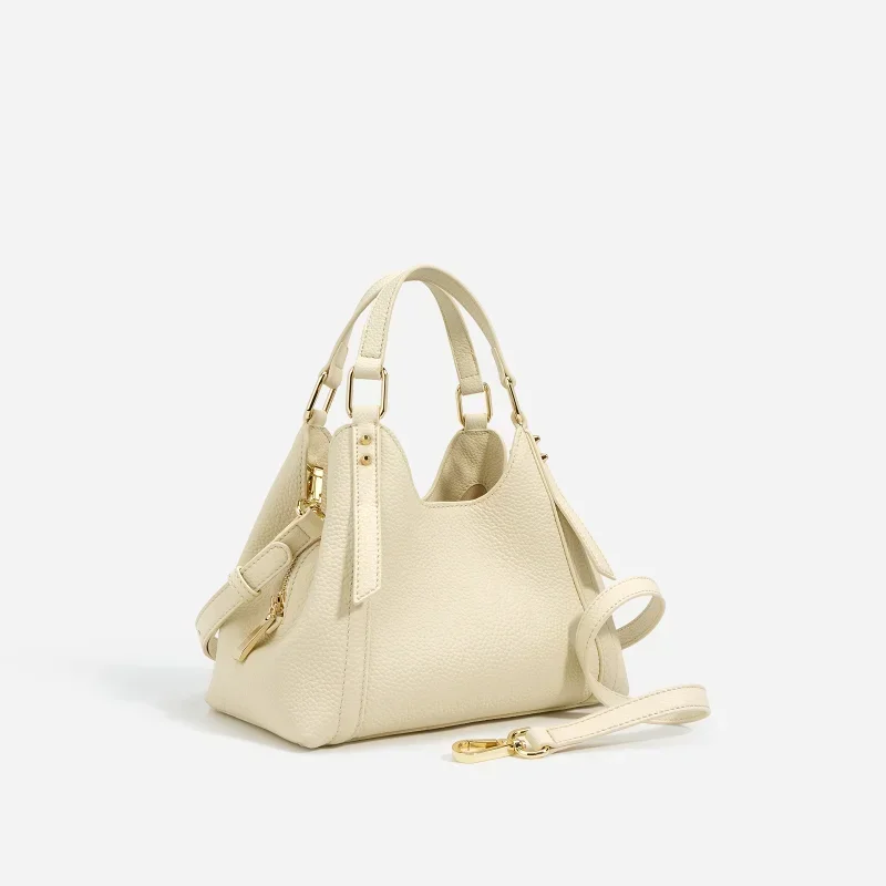 LOERSS-Sac en cuir véritable pour femme, grande capacité, sous les bras, décontracté, multifonction, nouveau design, sacs à main de shopping, E27, 2023