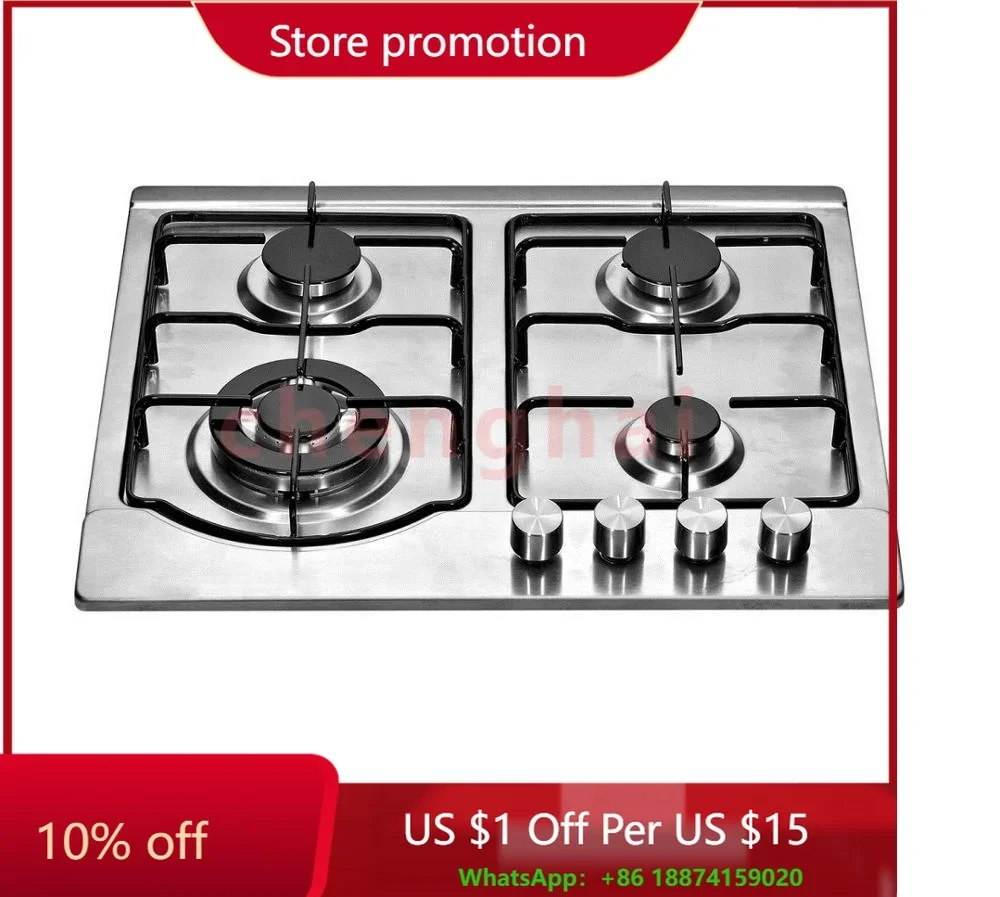 Hot Sale inox cooking appliances RV gas hob commercial gas stove