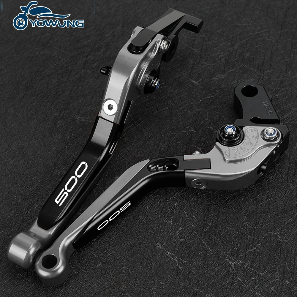 

Motorcycle Accessories Adjustable Folding Brake Clutch Lever Handle Levers For Kawasaki Ninja 500 Ninja500 Z 500 Z500 2024 2025