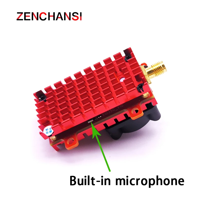 Über 20 km Reichweite, 5,8 G, 2 W FPV-Funksender, integriertes Mikrofon und 2,1 mm CMOS 1200 TVL-FPV-Kamera für RC-Spieldrohnen