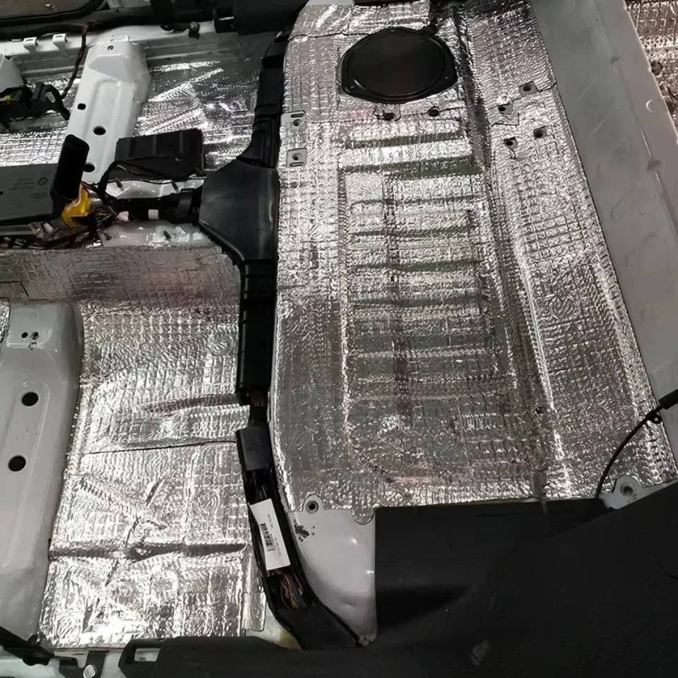 2*0,5 M 5/10mm Auto Sound Matte Proofing Deadener Wärmedämmung Matte für Auto Van Trittschalldämmung isolierung Matte Auto Zubehör Innen – Detail 2