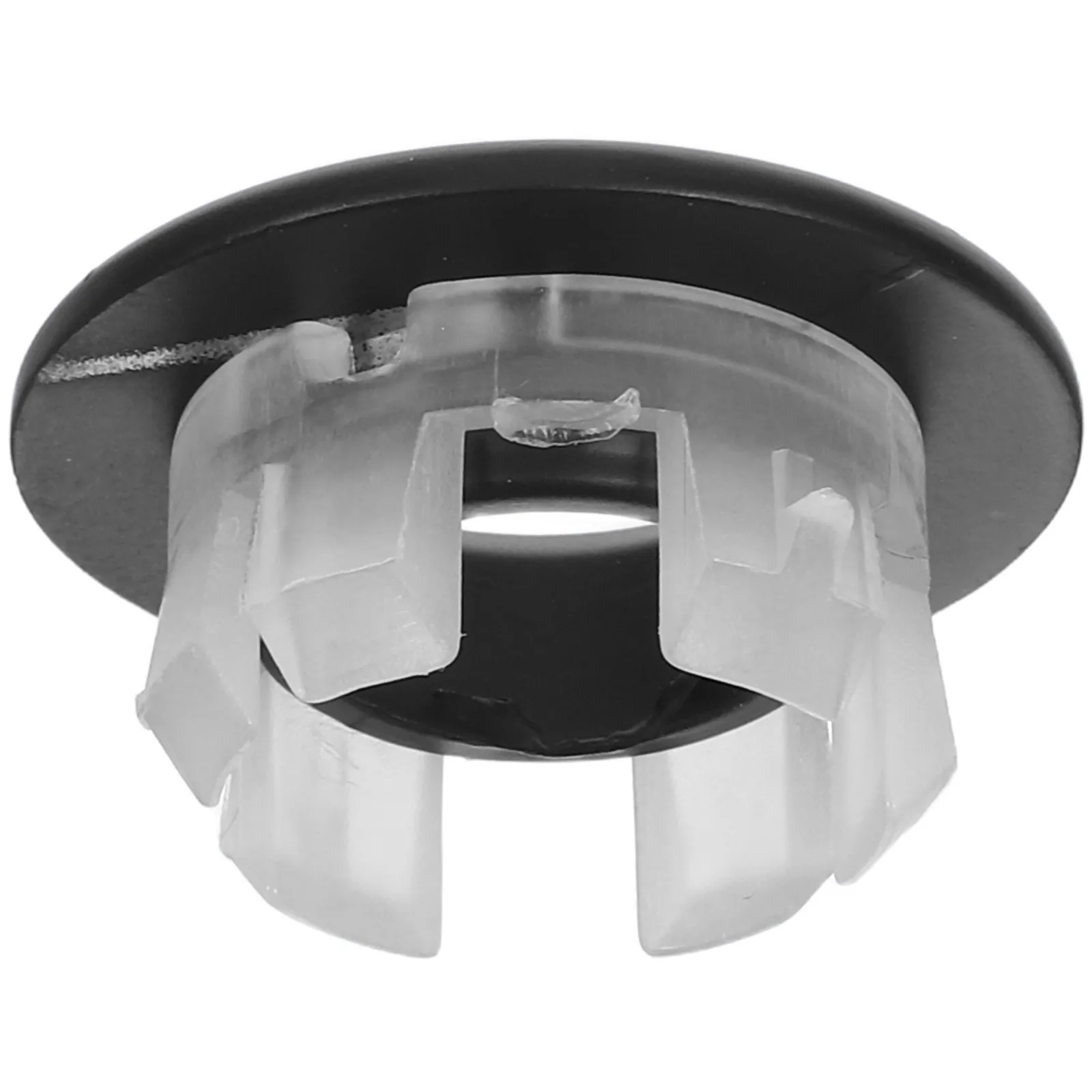

Sink Overflow Hole Cover Bathroom Sink Accessories Universal Fit Basin Trim Overflow Cap Silver Finish Elegant Modern Design