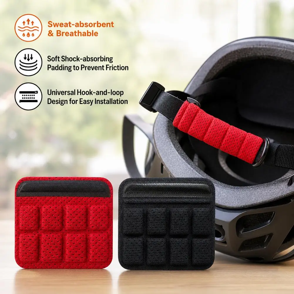 Helmet Chin Pads Soft Foam Sponge Pad Strap Padding Replacement Lining Cushion Mat Liner For Cycling Bike Motorcycle Riding