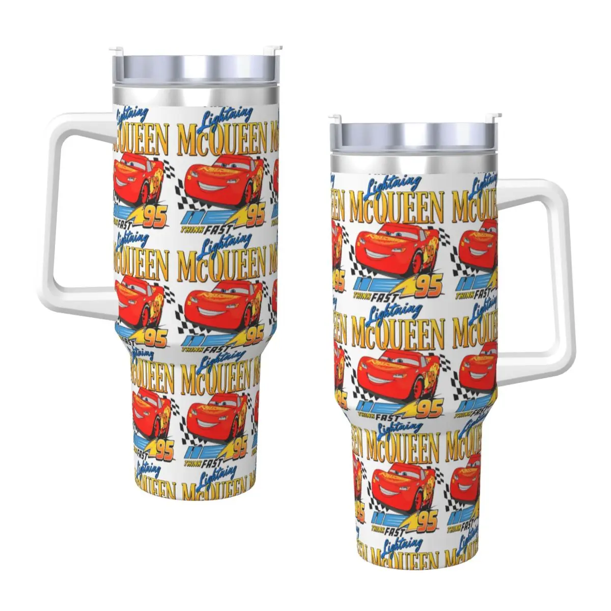 

Молния Маккин 95, мысли, быстрый стакан из нержавеющей стали, кружки для вождения, большая термокружка, сохраняющая тепло, горячие напитки, чай, вода, бутылка