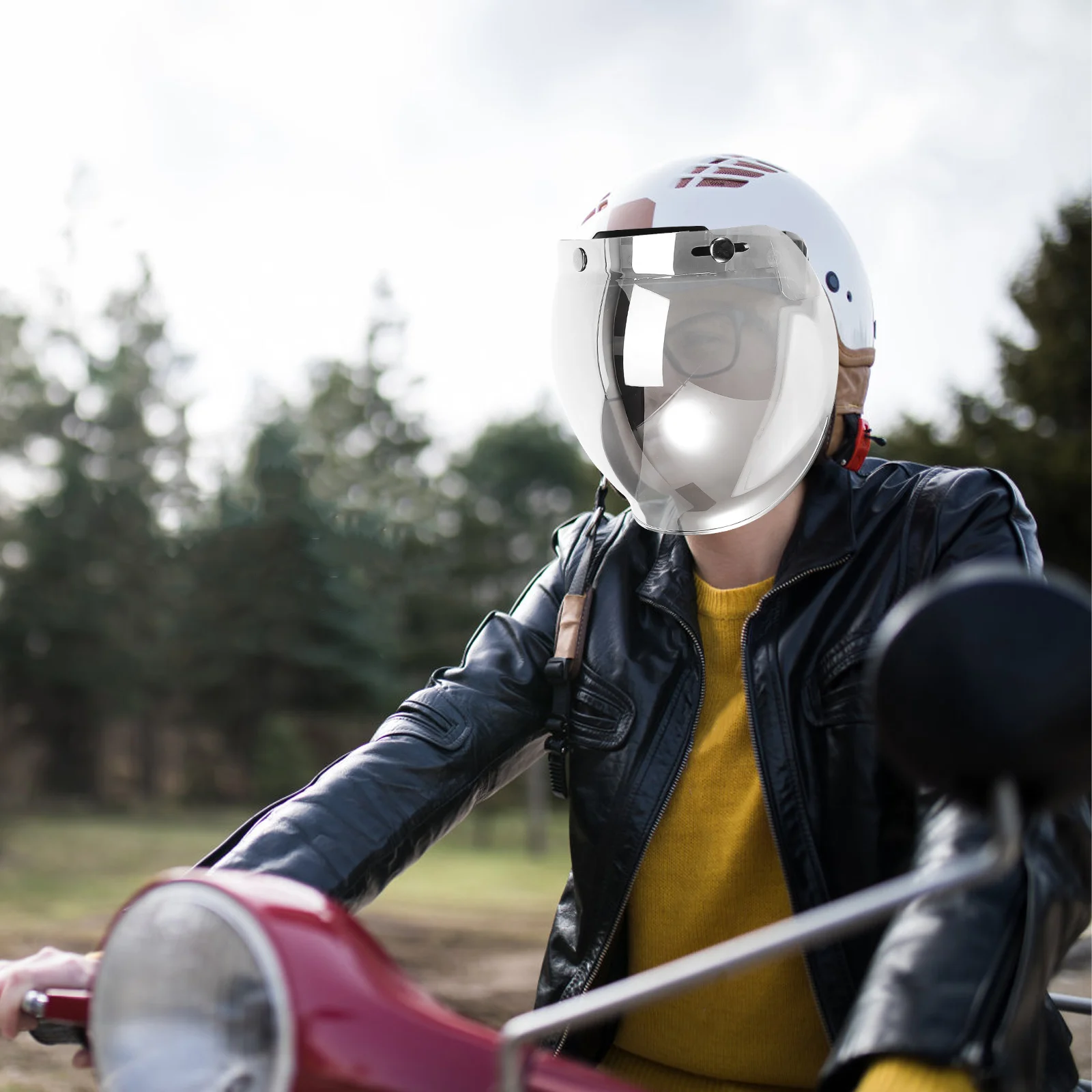 عدسة بديلة لواقي الدراجة النارية عالية الجودة من أجل ركوب الدراجات والمطر والحماية من أشعة الشمس والسلامة الخارجية