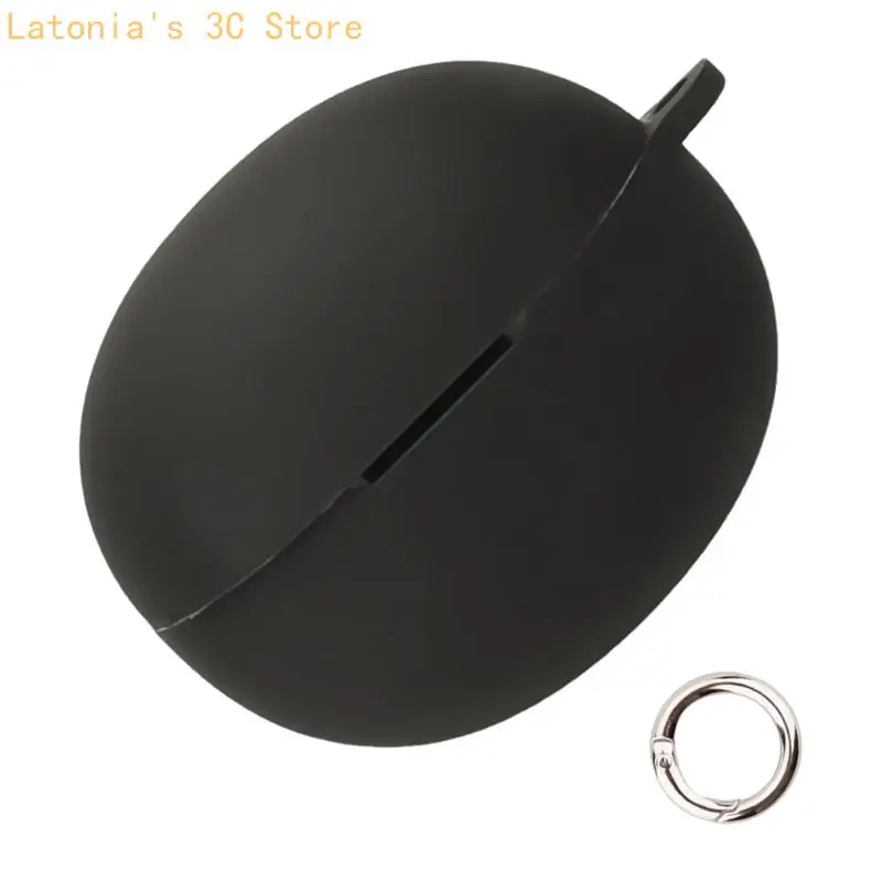 Silicone Charging Housing Shockproof Cover with Wipe-Clean Exterior, Flexible On-and-Off Handling, and Side Attachment Point for