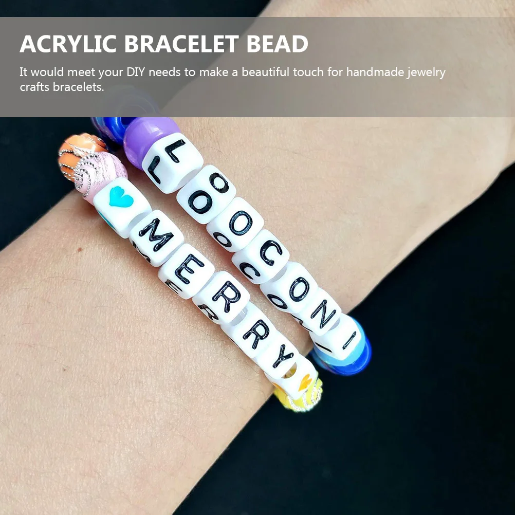 

Shaped Alphabet Beads for Making Jewellery Bracelet Letter Number