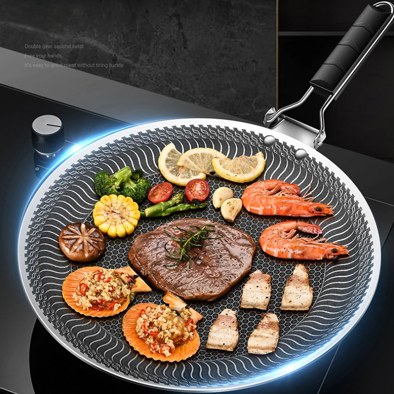 

Induction Cooker Korean Style Barbecue Plate Outdoor Portable Gas Stove Special Barbecue Plate Portable Iron Plate Frying Pan