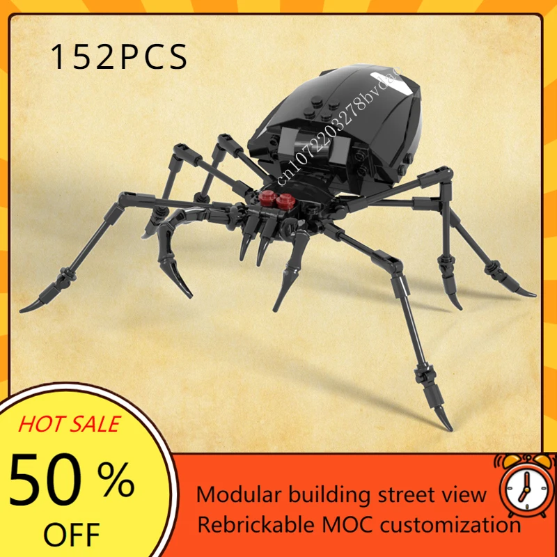 MOC City Animal Spider Building Blocks Street View House Zoo Cute Pets accessori casa mattoni fai da te amici giocattoli di natale regali