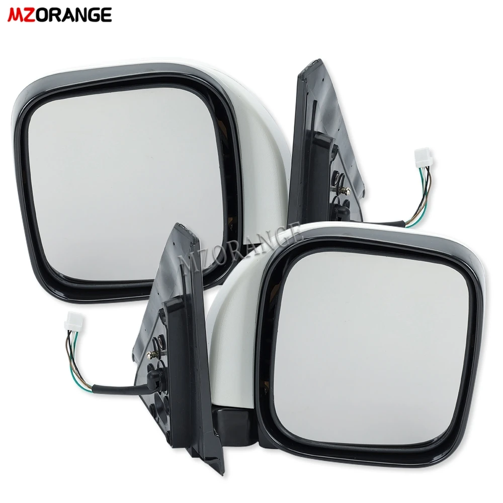 Side Rearview Mirror Assembly For Mitsubishi Pajero V73 V75 V77 2000-2006 heated Outside Car Electric lens adjust accessories