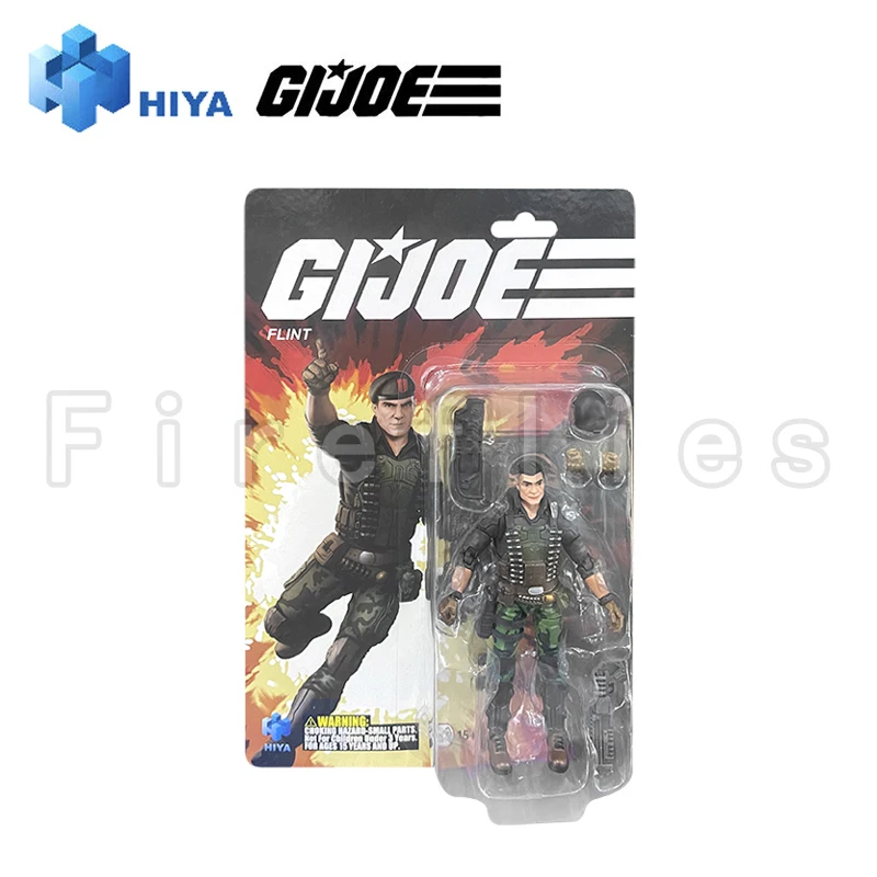 1/18 HIYA 3,75 cala figurka wykwintna seria Mini G.I.JOE Flint Model postaci z anime zabawka